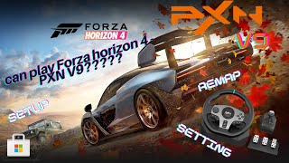 PXN V9 Steering wheel  Forza Horizon 4 Remapsettingsetup connection [upl. by Ellary]