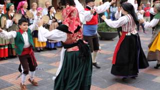 Asturian traditional folk dance  Áviles Asturias Spain [upl. by Einwahr]