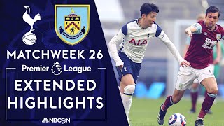 Tottenham v Burnley  PREMIER LEAGUE HIGHLIGHTS  2282021  NBC Sports [upl. by Wilfrid]