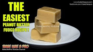 THE Easiest Peanut Butter Fudge Recipe [upl. by Anivla17]