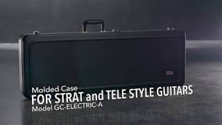 Gator Cases GCELECTRICA Molded Case for Strat And Tele Style Guitars [upl. by Collbaith]