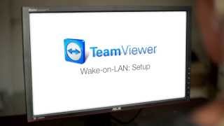 TeamViewer 9 Features WakeonLAN Setup [upl. by Isoais]