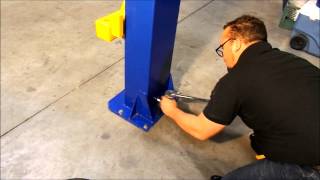 How to install a portable 2 Post Car Lift  8666074022 [upl. by Asen]