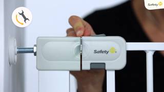 How to install Safety 1st Easy Close baby gate [upl. by Ydoow657]