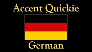 Accent Quickie  German [upl. by Elirpa157]