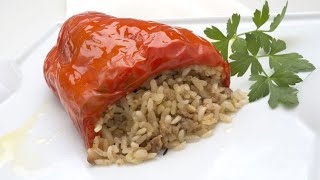 Receta de pimientos rellenos  Karlos Arguiñano [upl. by Nivla]