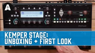 Kemper Profiler Stage Unboxing amp First Look [upl. by Inoek]