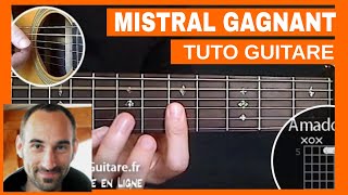 Renaud quotMistral Gagnantquot Tuto Guitare [upl. by Sylvia]