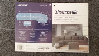 Opening and Assemble of Couch for whole family 👪 Thomasville costcotw1997 [upl. by Littman]