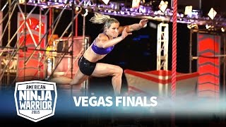 Jessie Graff at the Vegas Finals Stage 1  American Ninja Warrior [upl. by Llirred]