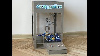 How to Make Toy Candy Grabber Claw Machine from Cardboard [upl. by Animahs]