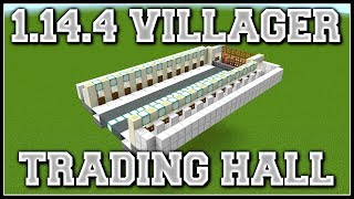 1144 Villager Trading Hall  Minecraft Tutorial [upl. by Yevette]