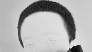 SIMPLEST WAY TO DRAW REALISTIC AFRONATURAL HAIR [upl. by Annoerb]