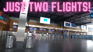 Unplanned vlog at empty Charleroi Airport 🇧🇪 ✈ [upl. by Ahsieat312]