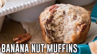 How to Make Banana Nut Muffins [upl. by Banquer270]