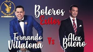 ALEX BUENO VS FERNANDO VILLALONA EN BOLEROS EXITOSALGO ESPECIAL👑 [upl. by Avril867]