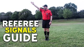 Soccer Referee Signals Guide [upl. by Ahcorb]