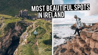 Most Beautiful Places in Ireland  Giants Causeway amp Dark Hedges [upl. by Suollecram]