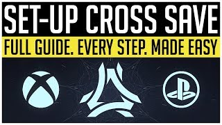 Destiny 2  How To Setup CROSS SAVE Full Guide Account Transfers amp More [upl. by Winifred6]