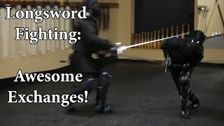 Longsword Fighting  Awesome Exchanges [upl. by Thecla]