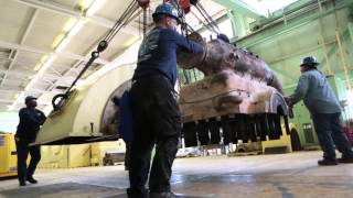 Steam Turbine Repair Time Lapse Video [upl. by Annaehr]