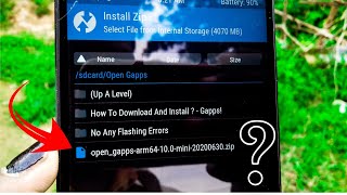 Proper Way to Download amp Install Open Gapps in Android Device  No Flashing Failed [upl. by Niroht]