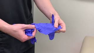 How to safely put on and take off gloves [upl. by Afrikah]