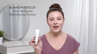 Acne Makeup Routine with Blemish Rescue Primer from bareMinerals [upl. by Primaveria776]