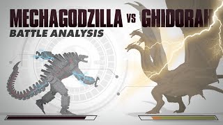 Mechagodzilla vs Ghidorah  Battle FACE OFF  InDepth Combat Analysis [upl. by Husch783]