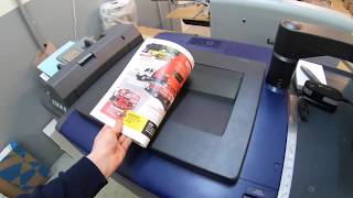 Printing and Binding Newsletters Labels Marketing Flyers Folded Brochures [upl. by Carlstrom]