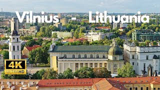 Vilnius  Lithuania 4k ULTRA [upl. by Chuch]