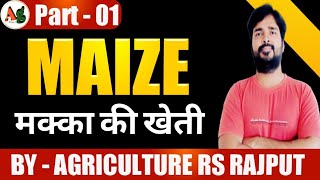 Maize Cultivation  मक्का की खेती  Agronomy  Part1 [upl. by Aicilaanna895]