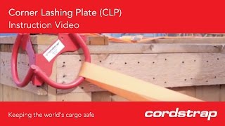 Cordstrap  15 Corner Lashing Plate CLP [upl. by Ailimat]