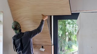 Plywood Wall  NO Nail Holes [upl. by Schwenk610]