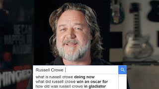 Russell Crowe Answers the Webs Most Searched Questions  WIRED [upl. by Kersten]