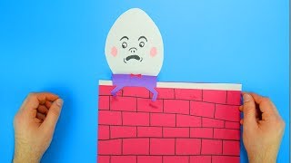 Humpty Dumpty Paper Stories For Kids [upl. by Noyerb821]