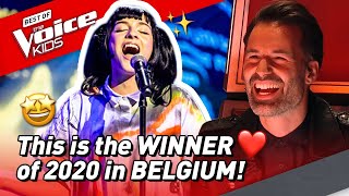 A STAR IS BORN Gala wins The Voice Kids 2020 in Belgium 😍 [upl. by Nylyaj121]