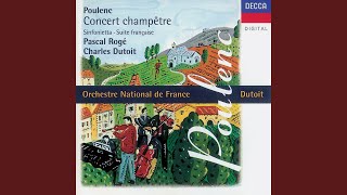 Poulenc Concert Champêtre  Allegro molto [upl. by Llirrehs]