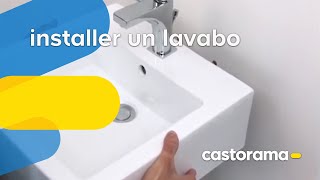 Installer un lavabo Castorama [upl. by Moise]