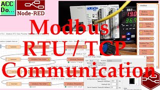 NodeRED Modbus RTU  TCP Communication [upl. by Gnahk634]