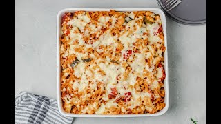 Vegetable Pasta Bake Vegetarian Pasta Recipe [upl. by Uno]