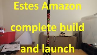 Estes TandemX reviewbuildlaunch Part 2 of 3  Amazon rocket [upl. by Roux388]