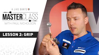 A Live Darts Masterclass  Lesson 2  How to grip your darts [upl. by Odnumyer]