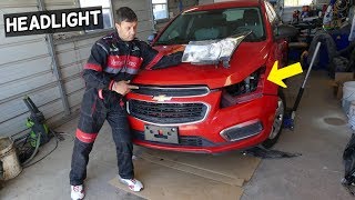 CHEVROLET CRUZE HEADLIGHT REMOVAL REPLACEMENT CHEVY CRUZE [upl. by Preiser453]