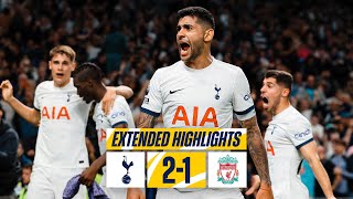 TOTTENHAM HOTSPUR 21 LIVERPOOL  PREMIER LEAGUE EXTENDED HIGHLIGHTS [upl. by Parik]