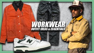 Mens Workwear Outfit Ideas amp Essentials Dickies Carhartt Levis [upl. by Hutt]