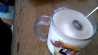 Aerolatte Review Frothing Cold Milk In Under 1 Minute [upl. by Mun]