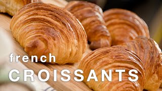 How to Make FRENCH CROISSANTS recipe  laminated yeast dough recipe at home  ENGLISH DUBBING [upl. by Radman20]