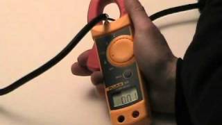 HowTo use a clampon ammeter [upl. by Leihcar]