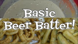 Basic Beer Batter Recipe Noreens Kitchen Basics [upl. by Witcher636]